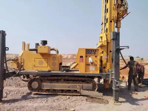 Sitio de perforación exploratoria RC en la República Democrática del Congo.