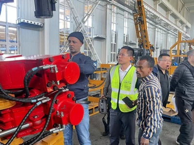 Capacitación en Equipos de Perforación RC para la Empresa Ningxia Tianyuan Manganese